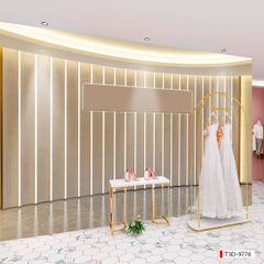 BST23 - TRANH DÁN TƯỜNG 3D - TRANG TRÍ SHOP THỜI TRANG, PHÒNG LIVE - PHONG CÁCH MORANDI - KHỔ LỚN