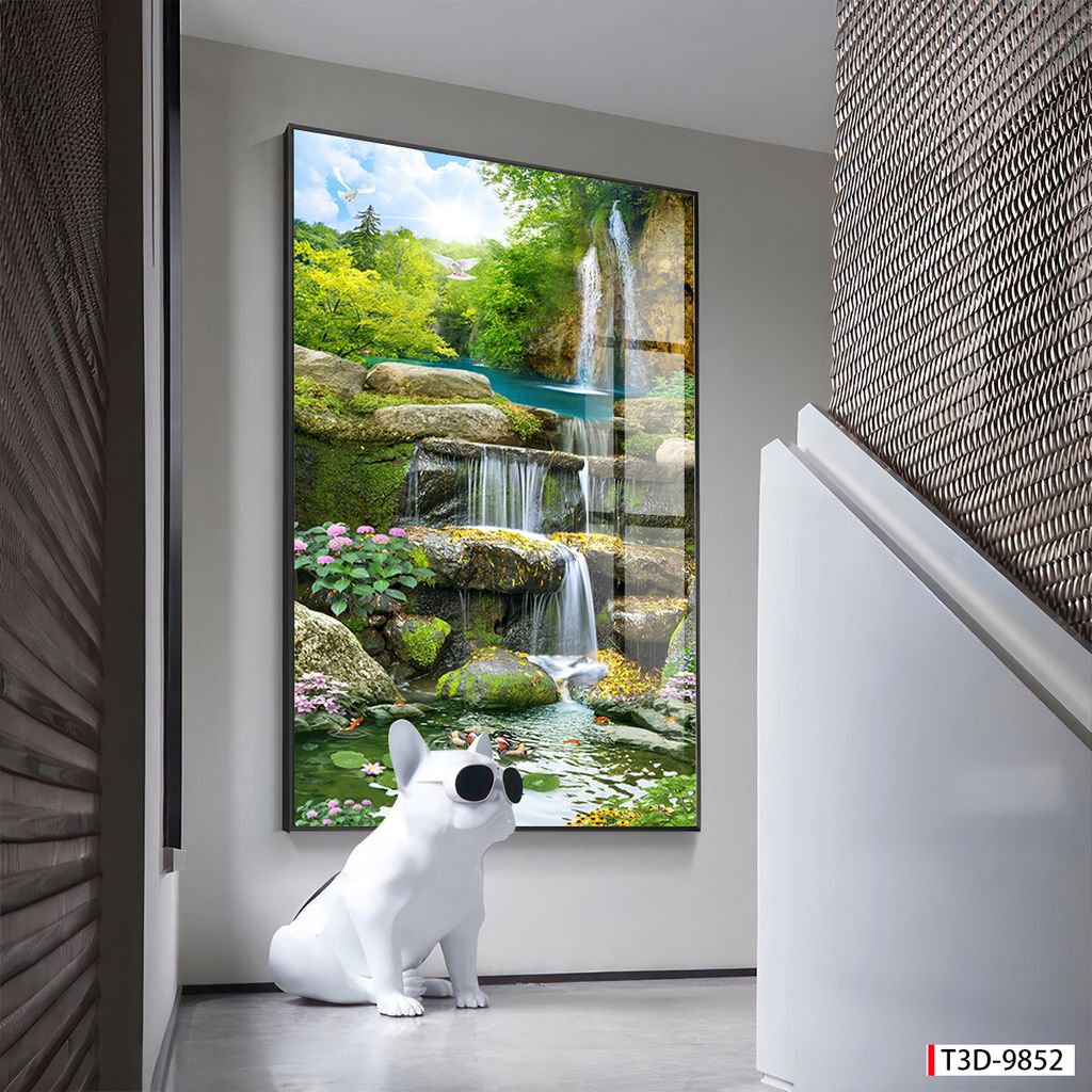 BST67 - TRANH TREO TƯỜNG - TRANG TRÍ PHÒNG KHÁCH, SAU SOFA - CHỦ ĐỀ TRANH PHONG CẢNH THIÊN NHIÊN - TRANH ĐƠN DỌC