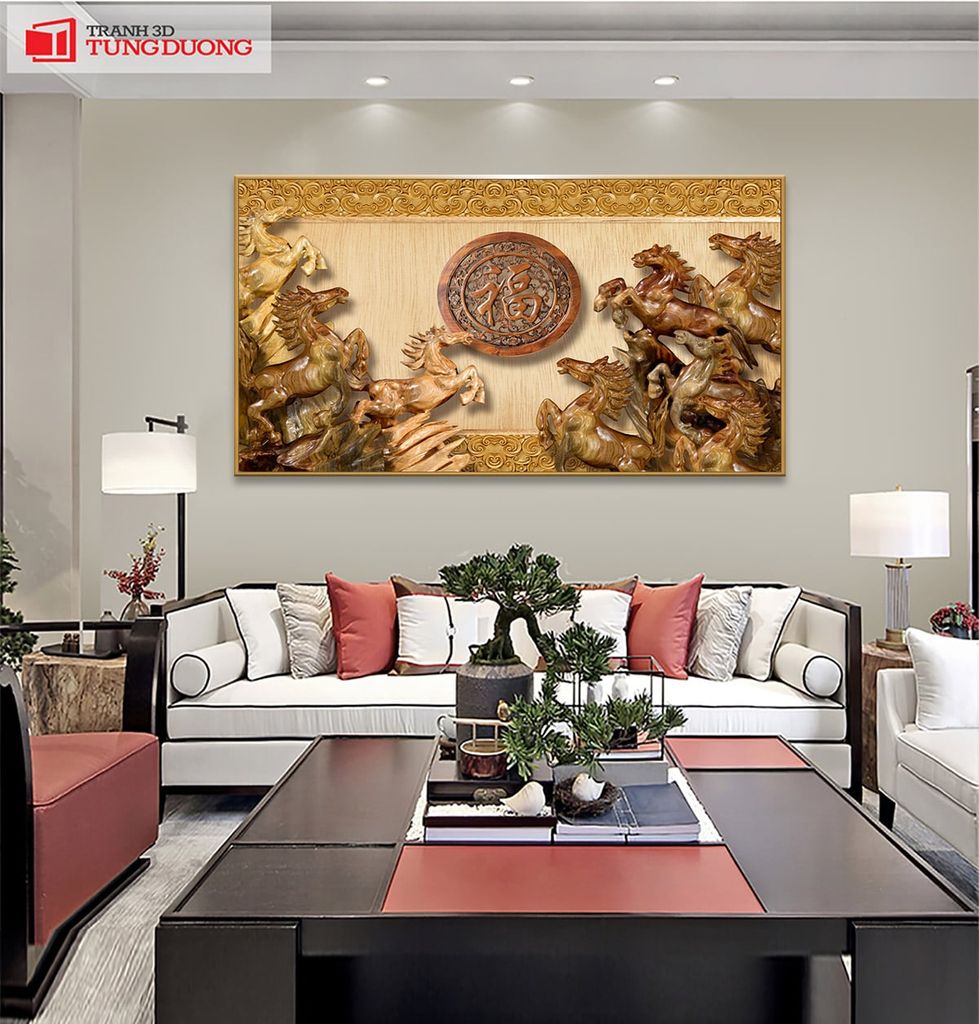 TRANH PHONG CẢNH THIÊN NHIÊN - TRANH PHÒNG KHÁCH - SAU SOFA - PHÒNG ĂN | MÃ T8N-06