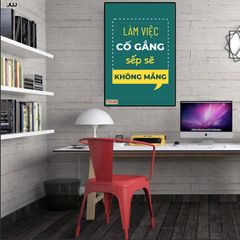 TRANH TREO PHÒNG LÀM VIỆC - TRANH SLOGAN ĐỘNG LỰC | MÃ TDL08