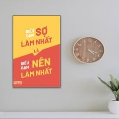 TRANH TREO PHÒNG LÀM VIỆC - TRANH SLOGAN ĐỘNG LỰC | MÃ TDL10