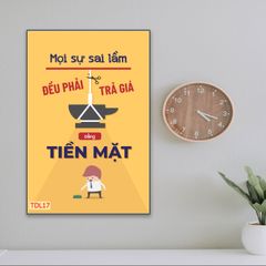 TRANH TREO PHÒNG LÀM VIỆC - TRANH SLOGAN ĐỘNG LỰC | MÃ TDL17