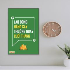 TRANH TREO PHÒNG LÀM VIỆC - TRANH SLOGAN ĐỘNG LỰC | MÃ TDL18