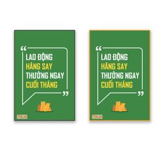 TRANH TREO PHÒNG LÀM VIỆC - TRANH SLOGAN ĐỘNG LỰC | MÃ TDL18