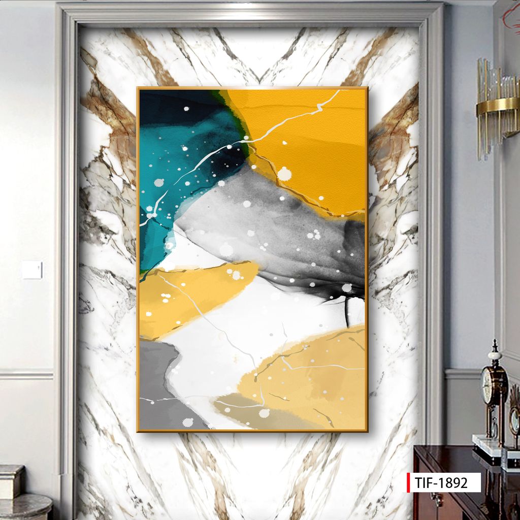 TRANH TREO CẦU THANG - CHIẾU NGHỈ - LỐI ĐI - TRANH HIỆN ĐẠI TRỪU TƯỢNG | MÃ TIF-1892