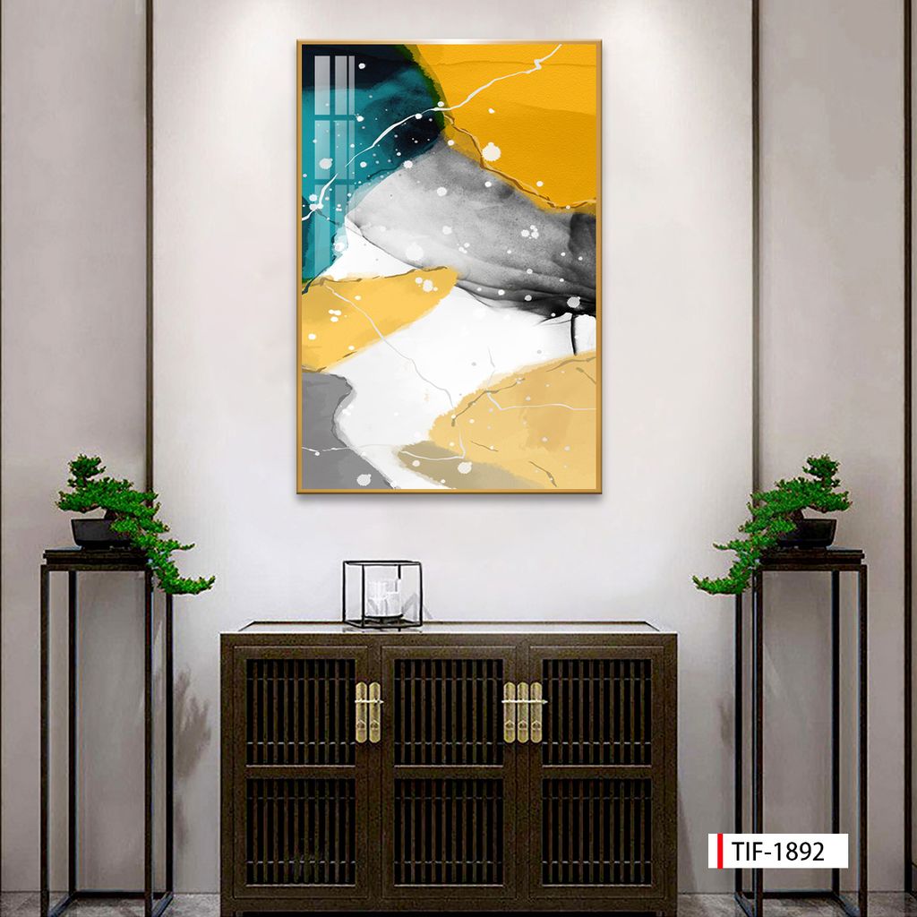 TRANH TREO CẦU THANG - CHIẾU NGHỈ - LỐI ĐI - TRANH HIỆN ĐẠI TRỪU TƯỢNG | MÃ TIF-1892