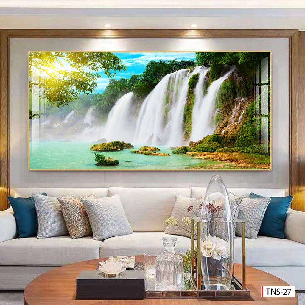 BST60 - TRANH TREO TƯỜNG - PHÒNG KHÁCH, SAU SOFA - CHỦ ĐỀ PHONG CẢNH THIÊN NHIÊN - KHỔ LỚN