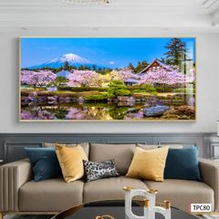 BST35 - TRANH TREO TƯỜNG - TRANG TRÍ NHÀ HÀNG, CAFE, GIẢI TRÍ - CHỦ ĐỀ PHONG CẢNH THIÊN NHIÊN - KHỔ LỚN