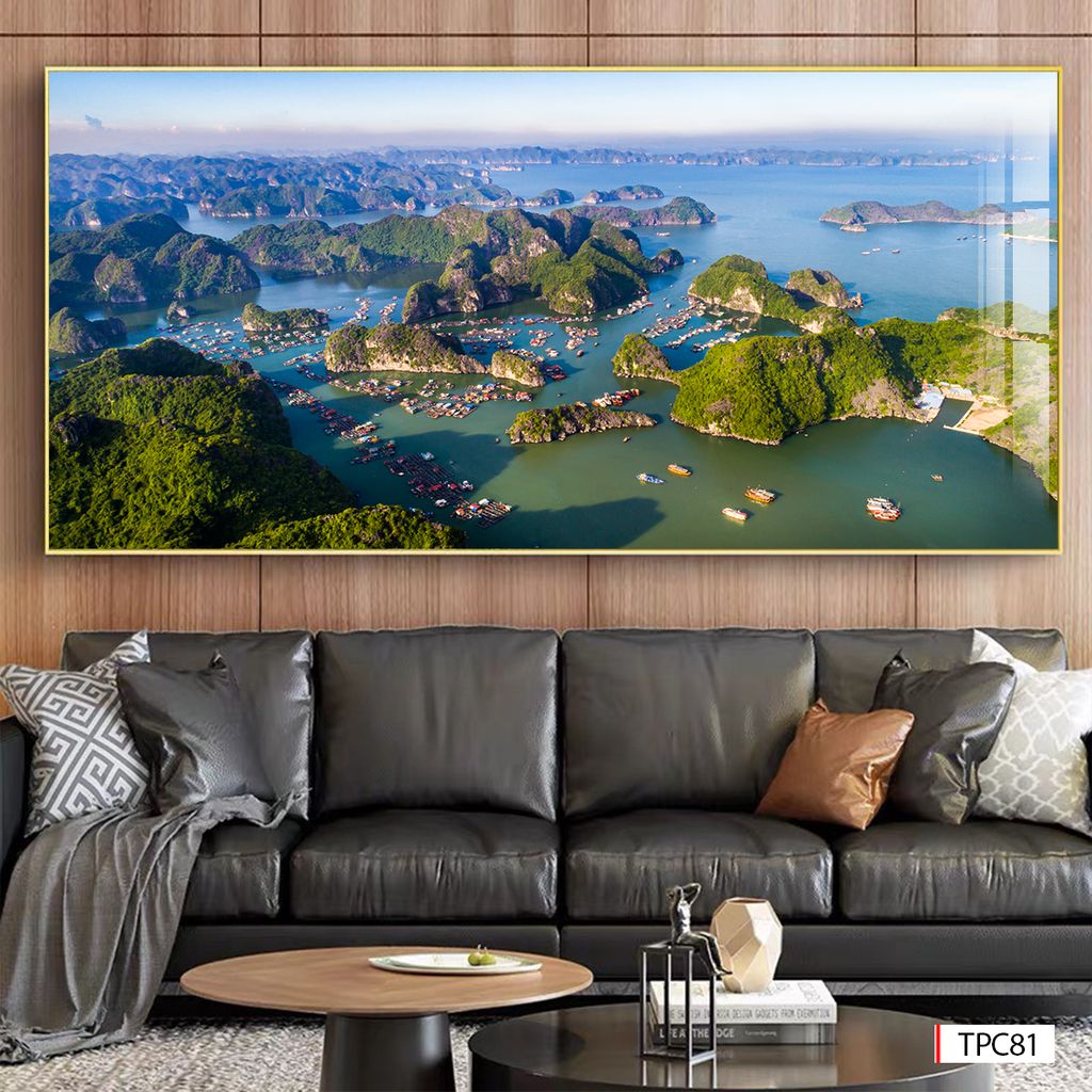 BST60 - TRANH TREO TƯỜNG - PHÒNG KHÁCH, SAU SOFA - CHỦ ĐỀ PHONG CẢNH THIÊN NHIÊN - KHỔ LỚN