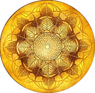 TRANH TREO PHÒNG THỜ - TRANH ĐIỆN TRÚC CHỈ MANDALA BỒ ĐỀ | MÃ TPN 21