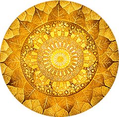 TRANH TREO PHÒNG THỜ - TRANH ĐIỆN TRÚC CHỈ MANDALA | MÃ TPN 23
