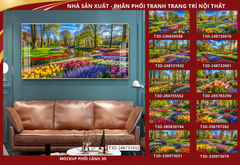 BST170 - TRANH TREO TƯỜNG PHÒNG KHÁCH SAU SOFA - TRANH TREO TƯỜNG PHONG CẢNH THIÊN NHIÊN.