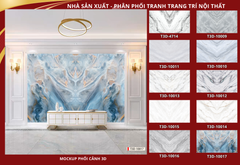 BST161 - TẤM ỐP VÂN ĐÁ ĐỐI XỨNG VÁCH TIVI - PHÒNG KHÁCH -TẤM ỐP PVC