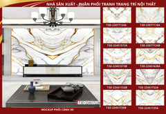 BST159 - TẤM ỐP VÂN ĐÁ ĐỐI XỨNG - VÁCH TIVI, PHÒNG KHÁCH