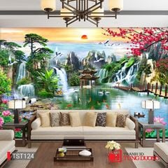 TRANH PHONG CẢNH THIÊN NHIÊN - TRANH PHÒNG KHÁCH - SAU SOFA - PHÒNG ĂN | MÃ TST124