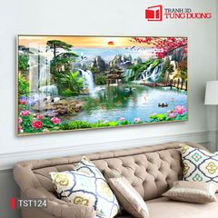 TRANH PHONG CẢNH THIÊN NHIÊN - TRANH PHÒNG KHÁCH - SAU SOFA - PHÒNG ĂN | MÃ TST124