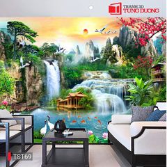TRANH PHONG CẢNH THIÊN NHIÊN - TRANH PHÒNG KHÁCH - SAU SOFA - PHÒNG ĂN | MÃ TST69