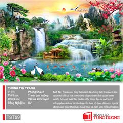 TRANH PHONG CẢNH THIÊN NHIÊN - TRANH PHÒNG KHÁCH - SAU SOFA - PHÒNG ĂN | MÃ TST69