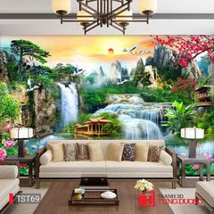 TRANH PHONG CẢNH THIÊN NHIÊN - TRANH PHÒNG KHÁCH - SAU SOFA - PHÒNG ĂN | MÃ TST69
