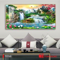 TRANH PHONG CẢNH THIÊN NHIÊN - TRANH PHÒNG KHÁCH - SAU SOFA - PHÒNG ĂN | MÃ TST69