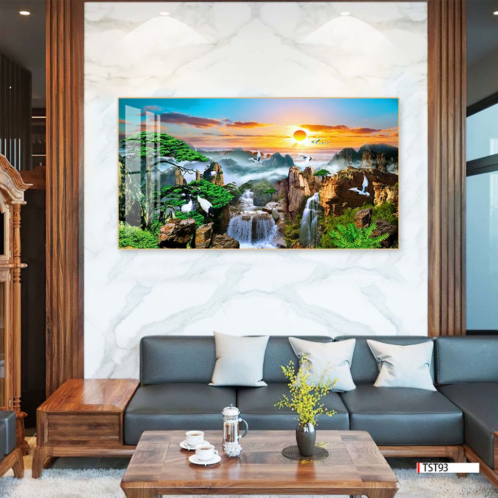 TRANH PHONG CẢNH THIÊN NHIÊN - TRANH PHÒNG KHÁCH - SAU SOFA - PHÒNG ĂN | MÃ TST93