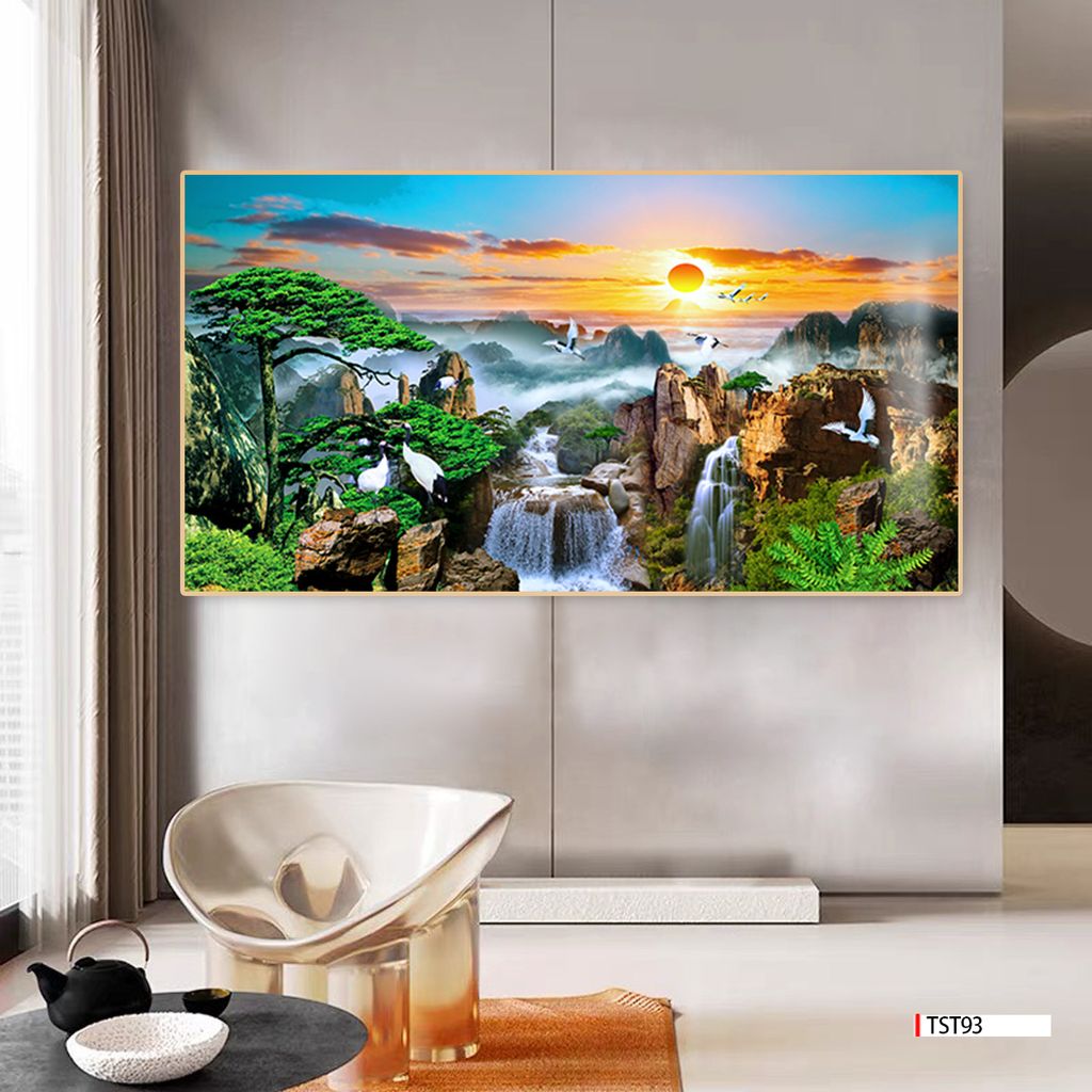 TRANH PHONG CẢNH THIÊN NHIÊN - TRANH PHÒNG KHÁCH - SAU SOFA - PHÒNG ĂN | MÃ TST93