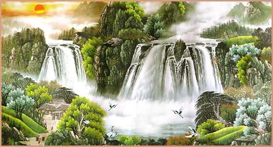 TRANH PHONG CẢNH THIÊN NHIÊN - TRANH PHÒNG KHÁCH - SAU SOFA - PHÒNG ĂN | MÃ TST96