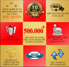 TRANH TREO TƯỜNG PHÒNG KHÁCH - TRANH PHONG CẢNH THIÊN NHIÊN - KHỔ LỚN | MÃ T3D-4974