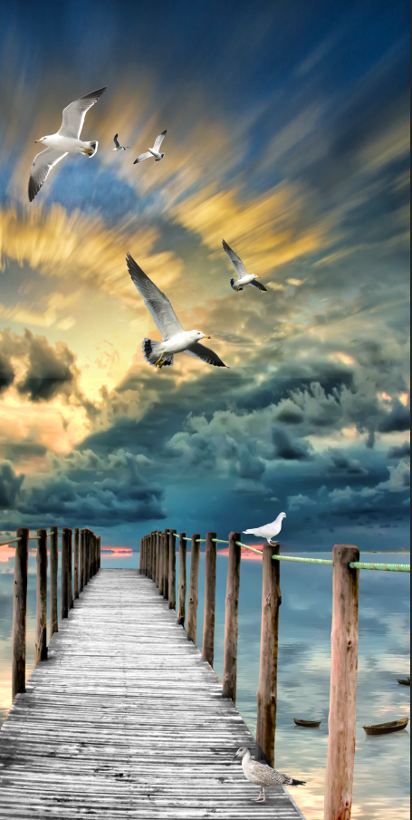 TRANH TREO CẦU THANG - CHIẾU NGHỈ - LỐI ĐI - TRANH PHONG CẢNH THIÊN NHIÊN | MÃ XG-3369