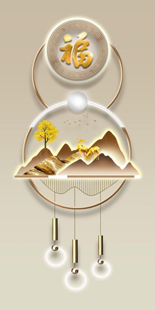 BST200- TRANH TREO TƯỜNG CHIẾU NGHỈ, HÀNH LANG LỐI ĐI - TRANH TREO TƯỜNG HIỆN ĐẠI HUƠU TÀI LỘC | MÃ XG-6609