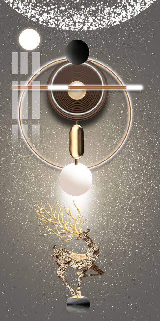 201 - TRANH TREO TƯỜNG CHIẾU NGHỈ, HÀNH LANG LỐI ĐI - TRANH TREO TƯỜNG HIỆN ĐẠI HUƠU TÀI LỘC | MÃ XG-6623