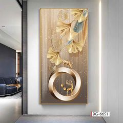 202 - TRANH TREO TƯỜNG CHIẾU NGHỈ, HÀNH LANG LỐI ĐI - TRANH TREO TƯỜNG HIỆN ĐẠI HUƠU TÀI LỘC | MÃ XG-6651