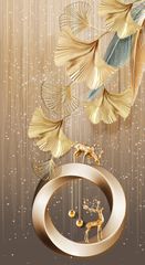 202 - TRANH TREO TƯỜNG CHIẾU NGHỈ, HÀNH LANG LỐI ĐI - TRANH TREO TƯỜNG HIỆN ĐẠI HUƠU TÀI LỘC | MÃ XG-6651