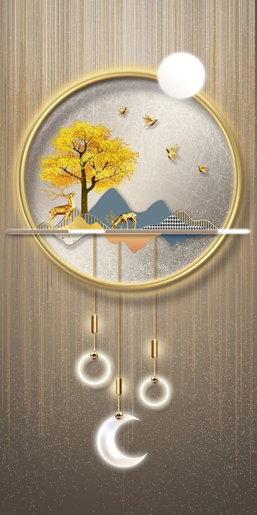 203 - TRANH TREO TƯỜNG CHIẾU NGHỈ, HÀNH LANG LỐI ĐI - TRANH TREO TƯỜNG HIỆN ĐẠI HUƠU TÀI LỘC | MÃ XG-6652