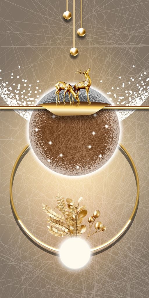 205 - TRANH TREO TƯỜNG CHIẾU NGHỈ, HÀNH LANG LỐI ĐI - TRANH TREO TƯỜNG HIỆN ĐẠI HUƠU TÀI LỘC | MÃ xg-6654