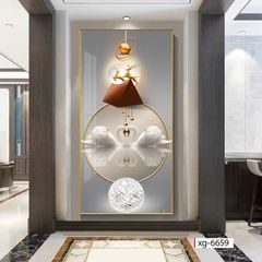 207 - TRANH TREO TƯỜNG CHIẾU NGHỈ, HÀNH LANG LỐI ĐI - TRANH TREO TƯỜNG HIỆN ĐẠI HUƠU TÀI LỘC | MÃ xg-6659