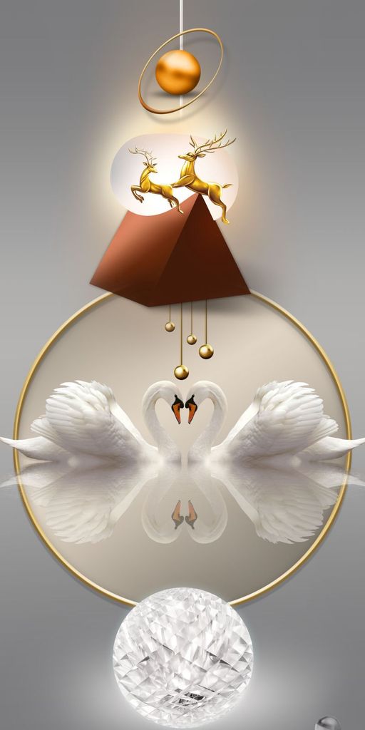 207 - TRANH TREO TƯỜNG CHIẾU NGHỈ, HÀNH LANG LỐI ĐI - TRANH TREO TƯỜNG HIỆN ĐẠI HUƠU TÀI LỘC | MÃ xg-6659