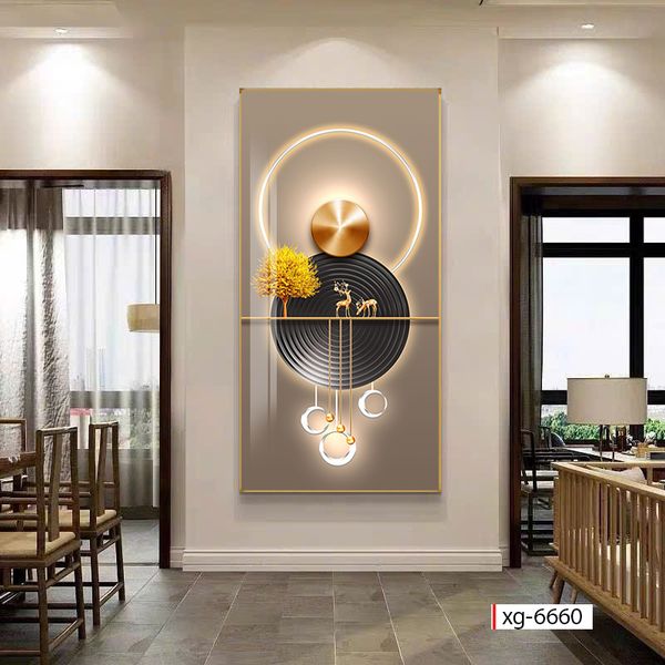 208 - TRANH TREO TƯỜNG CHIẾU NGHỈ, HÀNH LANG LỐI ĐI - TRANH TREO TƯỜNG HIỆN ĐẠI HUƠU TÀI LỘC | MÃ xg-6660