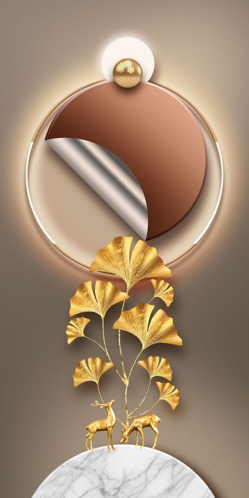 465 - TRANH TREO HÀNH LANG LỐI ĐI - TRANH TRANG TRÍ - TRANH TRANH HƯƠU TÀI LỘC HIỆN ĐẠI | MÃ xg-6670