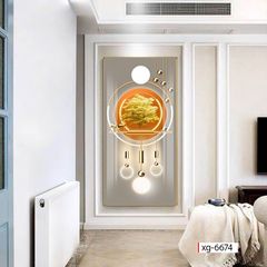 BST168 - TRANH TREO TƯỜNG HÀNH LANG - TRANH TREO TƯỜNG HIỆN ĐẠI HUƠU TÀI LỘC