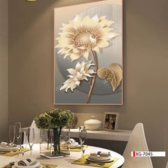 TRANH TREO CẦU THANG HÀNH LANG LỐI ĐI - TRANH TRANG TRÍ - TRANH TREO TƯỜNG HOA3D - KIỂU TRANH ĐƠN DỌC | MÃ XG-7045