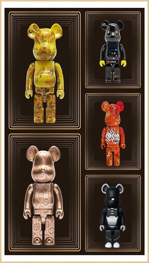 TRANH TREO NHÀ HÀNG, KHÁCH SẠN - CẦU THANG LỐI ĐI - TRANH KAW và BEARBRICK | MÃ XG-7184