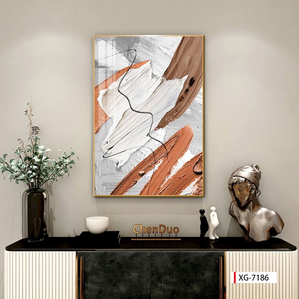 TRANH TREO CẦU THANG - CHIẾU NGHỈ - LỐI ĐI - TRANH HIỆN ĐẠI TRỪU TƯỢNG | MÃ XG-7186