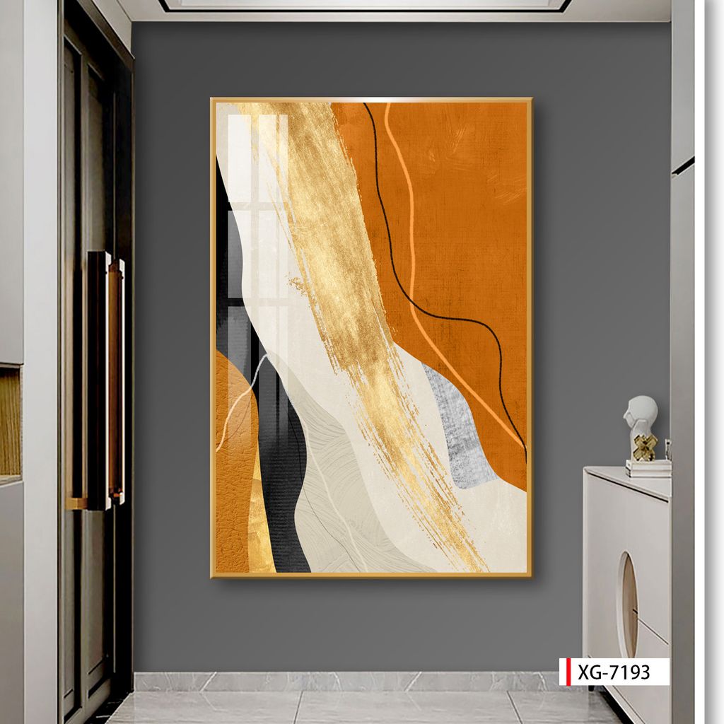 TRANH TREO CẦU THANG - CHIẾU NGHỈ - LỐI ĐI - TRANH HIỆN ĐẠI TRỪU TƯỢNG | MÃ XG-7193