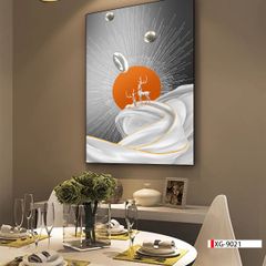 TRANH TREO TƯỜNG PHÒNG KHÁCH - PHÒNG ĂN - SẢNH LỐI ĐI - TRANH HƯƠU TÀI LỘC | MÃ XG-9021