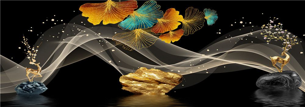 TRANH TREO TƯỜNG PHÒNG KHÁCH - TRANH HƯƠU TÀI LỘC | MÃ Y-170