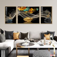 TRANH TREO TƯỜNG PHÒNG KHÁCH - TRANH HƯƠU TÀI LỘC | MÃ Y-170