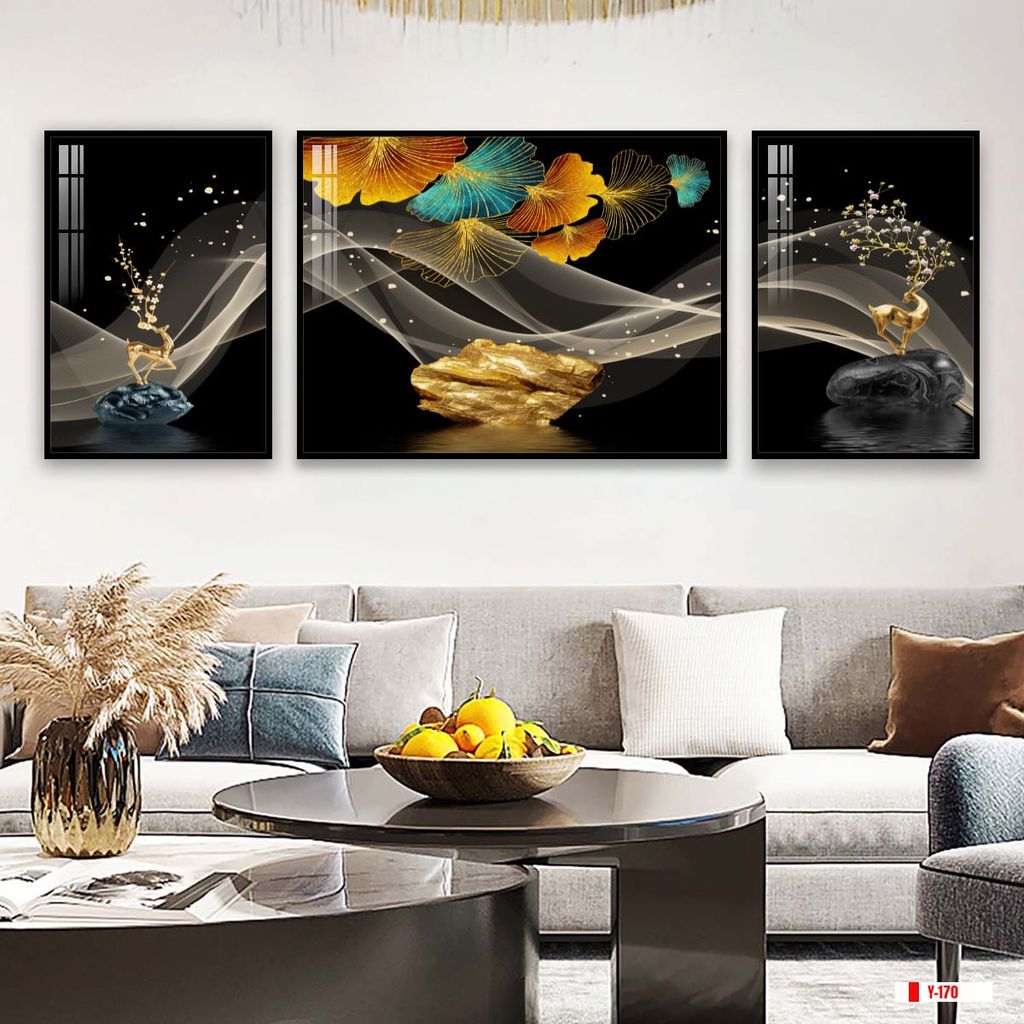 TRANH TREO TƯỜNG PHÒNG KHÁCH - TRANH HƯƠU TÀI LỘC | MÃ Y-170