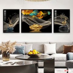 TRANH TREO TƯỜNG PHÒNG KHÁCH - TRANH HƯƠU TÀI LỘC | MÃ Y-170