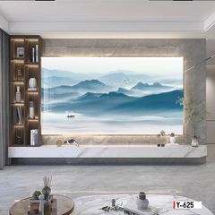 TRANH PVC ỐP TƯỜNG -TRANG TRÍ PHÒNG KHÁCH - NHÀ HÀNG - QUẦY LỄ TÂN - TRANH VÂN ĐÁ PHONG CẢNH | MÃ Y-625